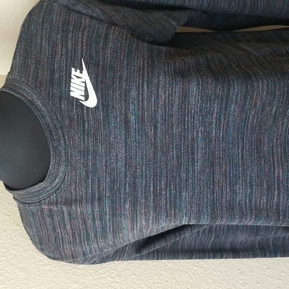 Nike Boxy Multi Striped Pullover Hi Low Medium - Picture 2 of 8